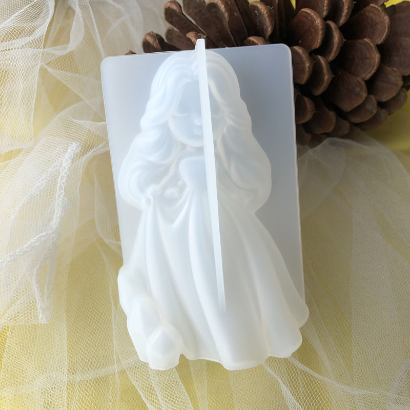 Candle Making Diy - Moule à bougie princesse 3D en