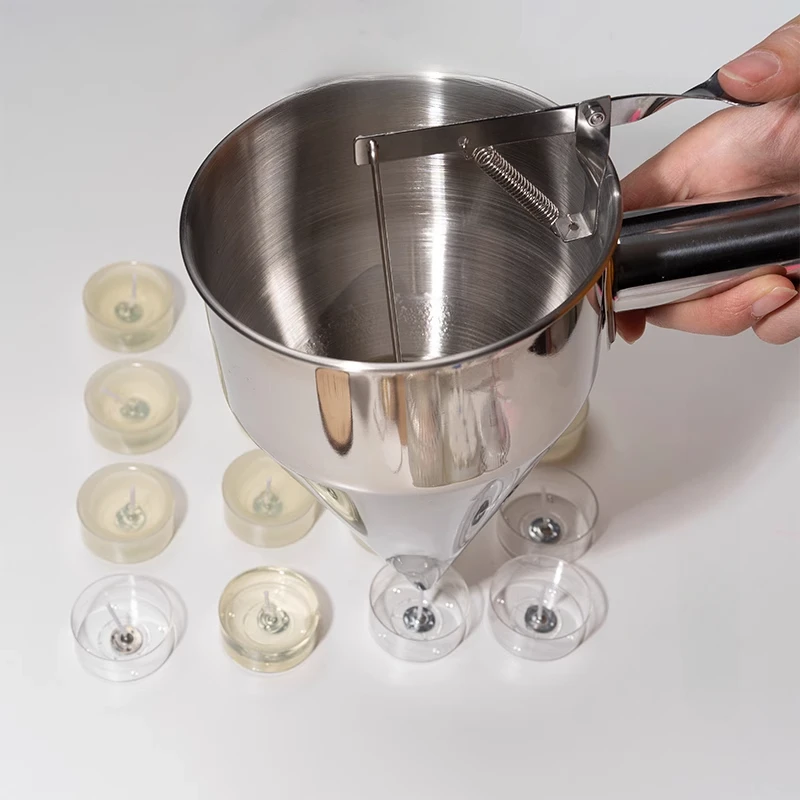 Candle Making Jug - Entonnoir portatif en acier inoxydable, bougie