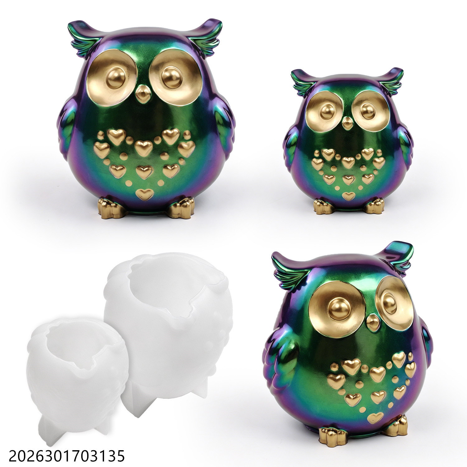 Candle Making Diy - Moule en silicone Hibou 3D en